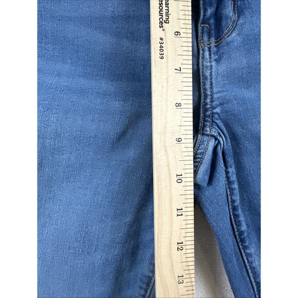 American Eagle Jeans Womens 12 Short AE Hipster Low Rise Boot Flare Stretch - Picture 8 of 14